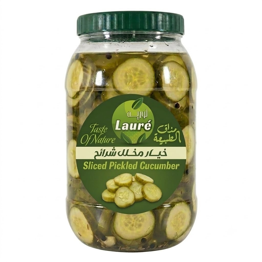 Sliced ​​pickled cucumber 2kg